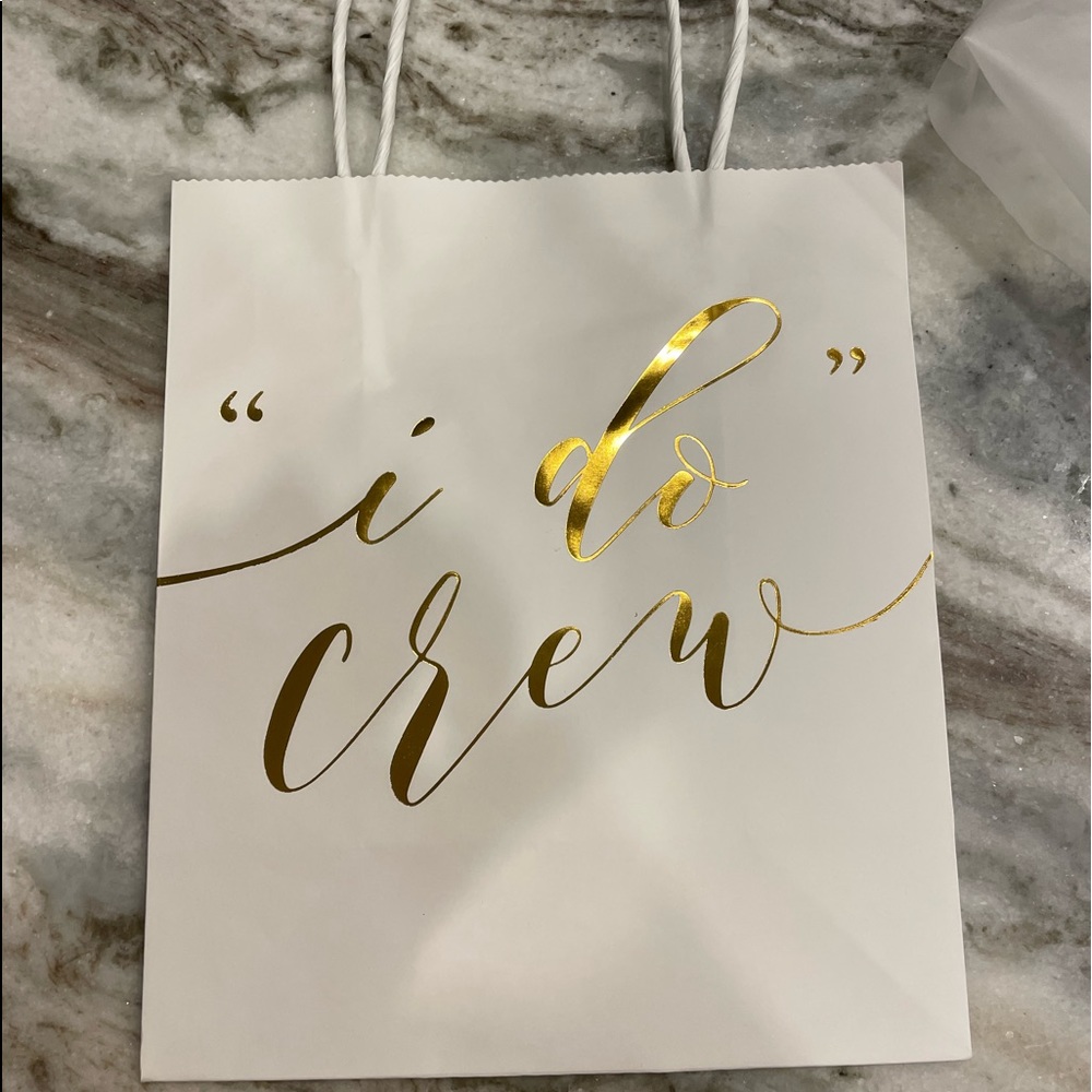 I Do Crew paper bags